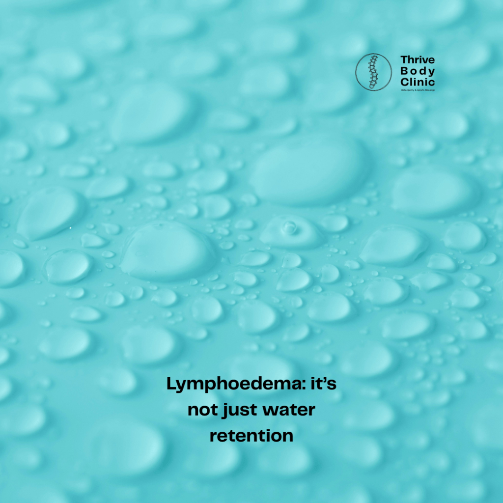 Lymphoedema: Why Swelling Doesn’t Always Mean “Fluid” — and What Can&nbsp;Help
